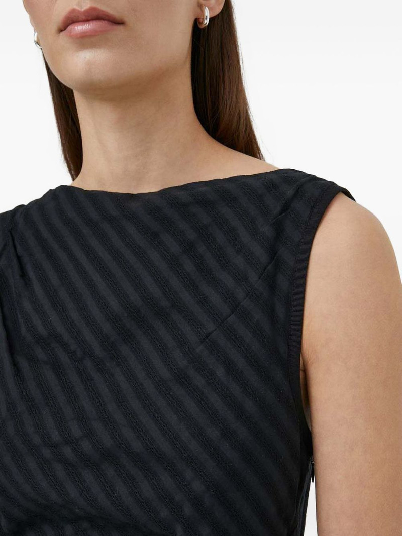Sahira striped ruched midi dress 4