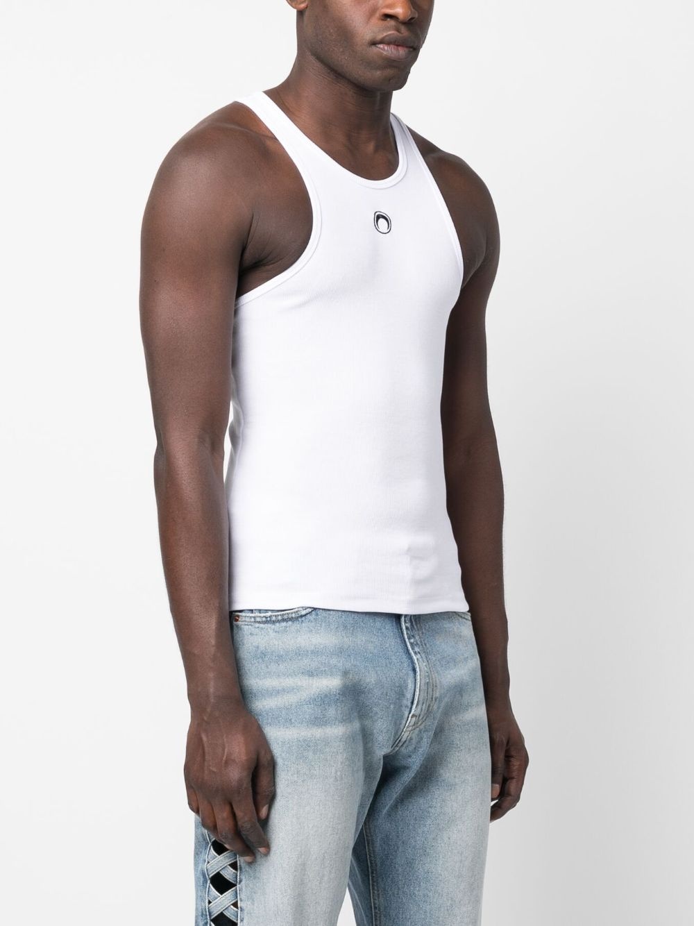 crescent moon cotton tank top - 3