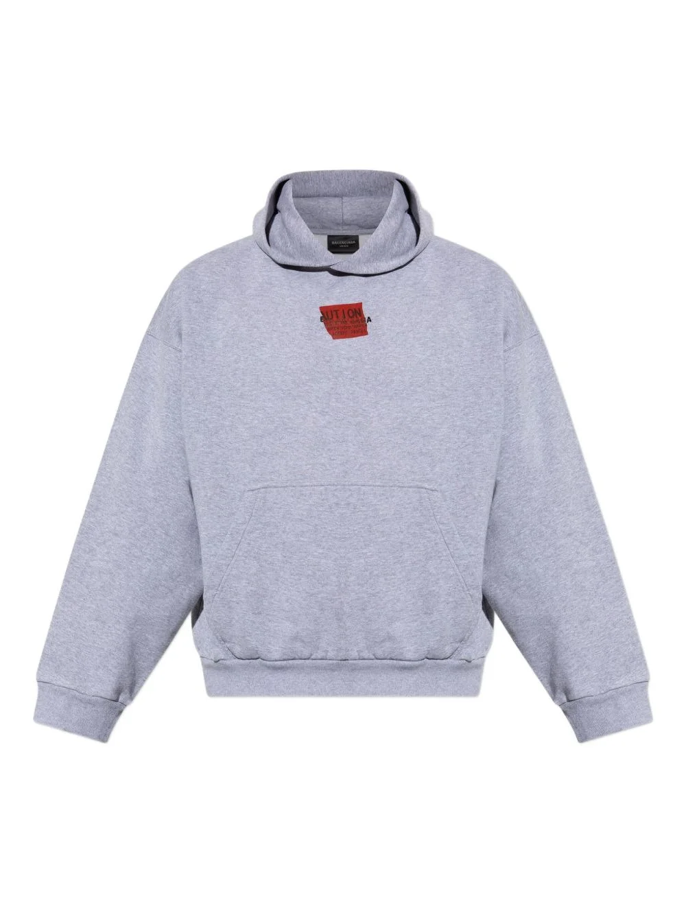 logo-print hoodie - 1