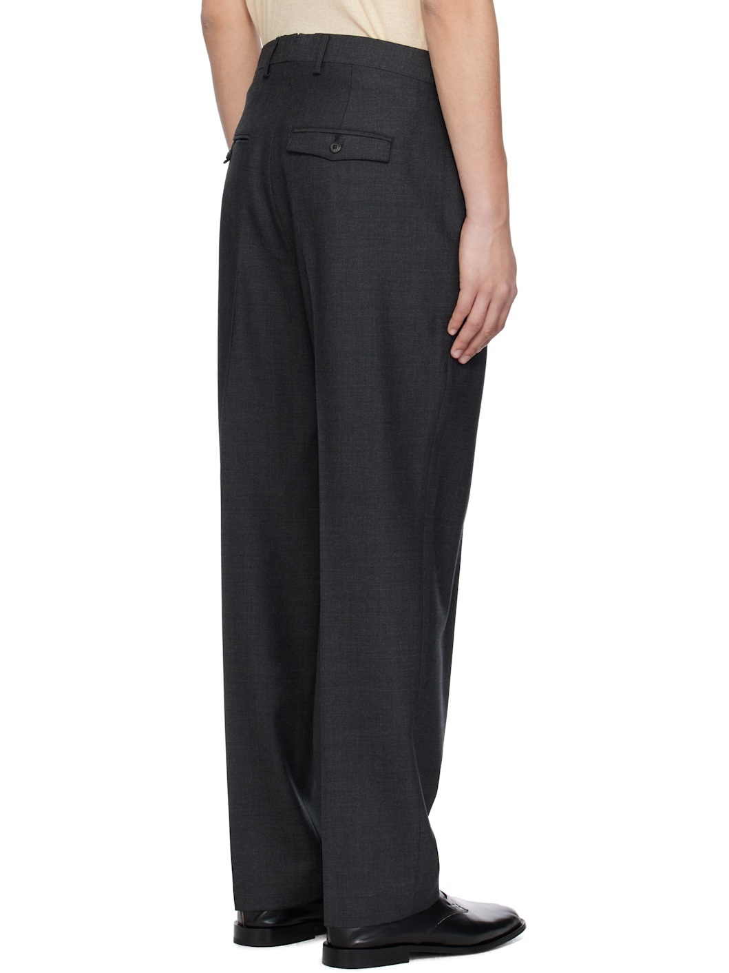 Gray Chino 22 Trousers - 3
