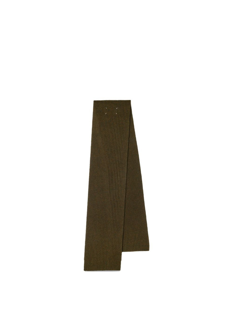 ribbed-knit scarf 1