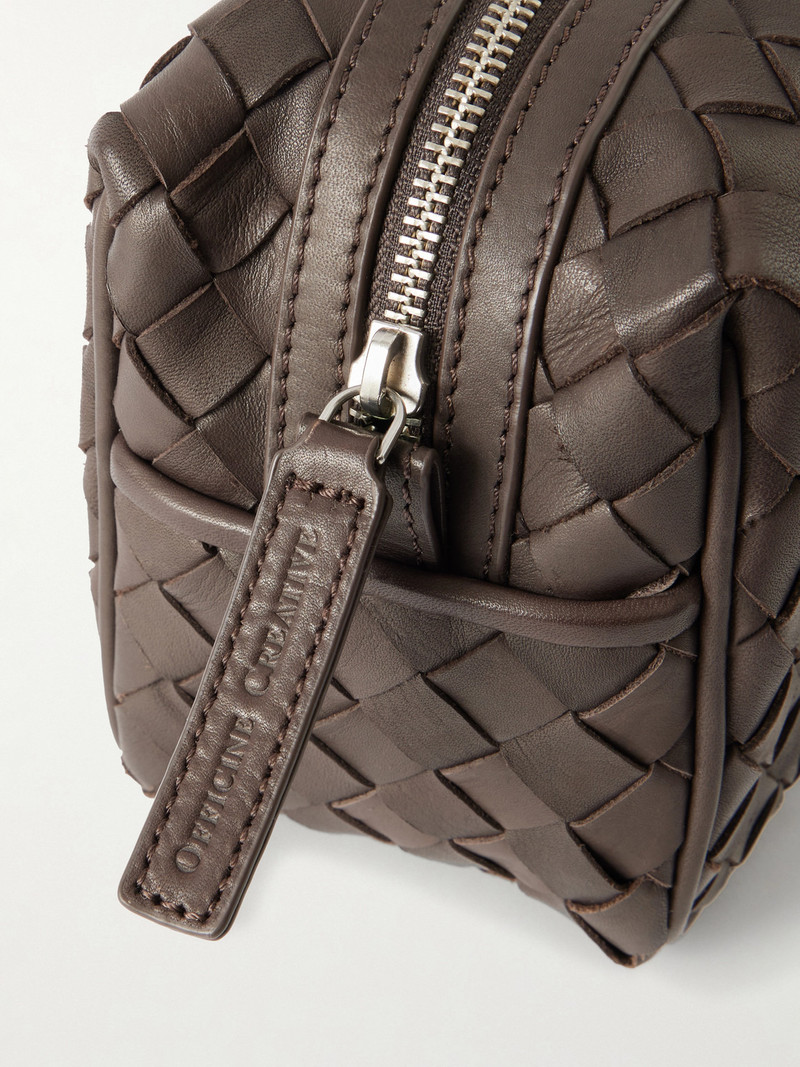 Armour 014 Woven Leather Wash Bag 3