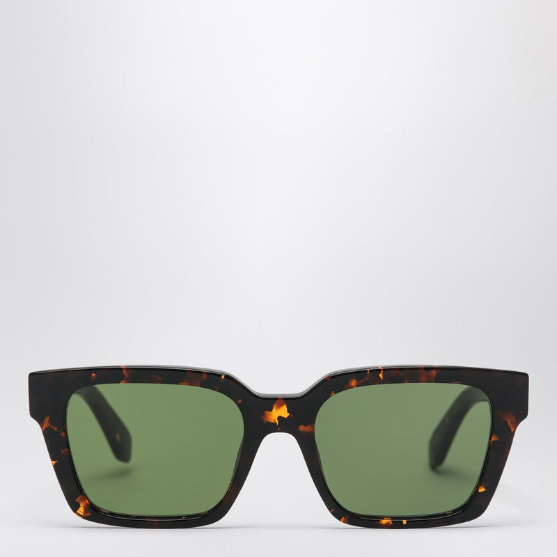 Off-White Branson Havana/Green Sunglasses Men - 1