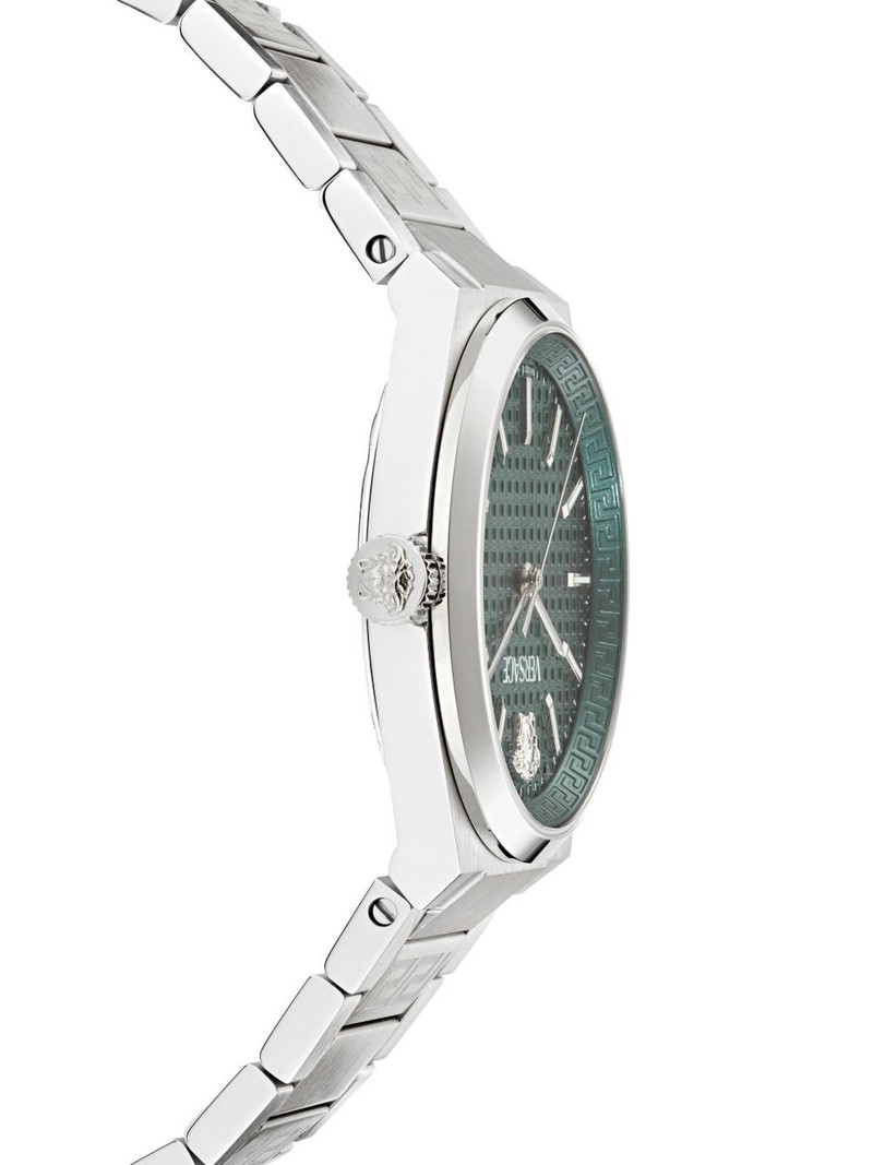 VERSACE Steel Greek Key 39mm outlook