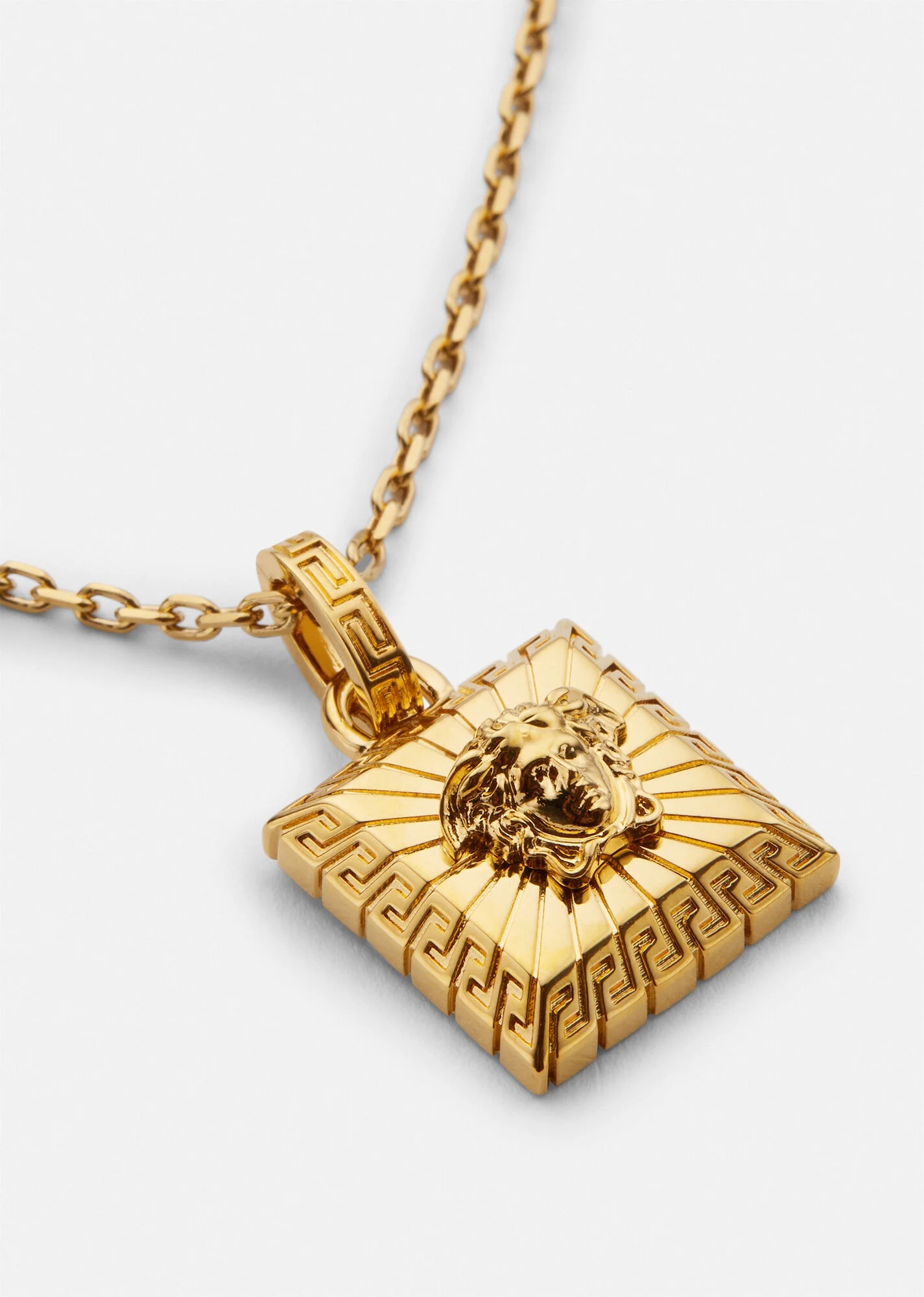 Medusa Square Necklace - 2