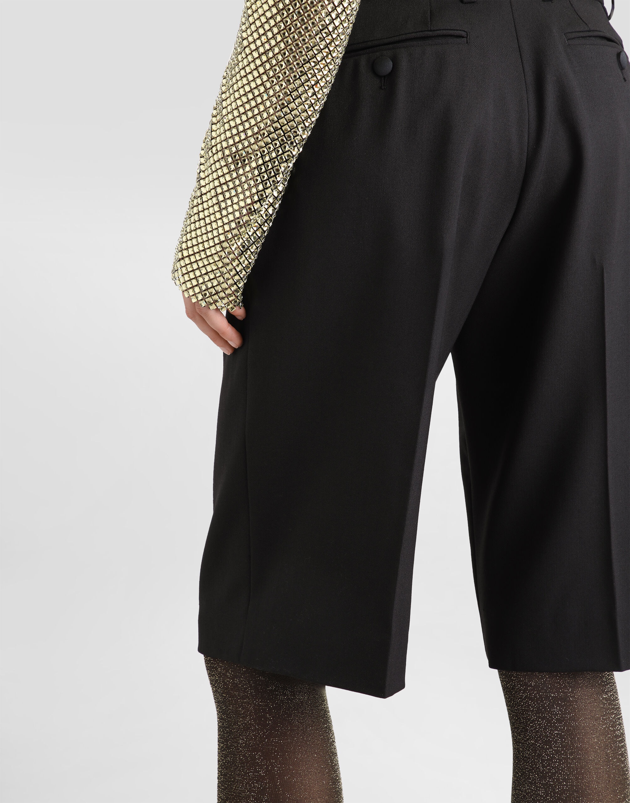Wool twill shorts - 5