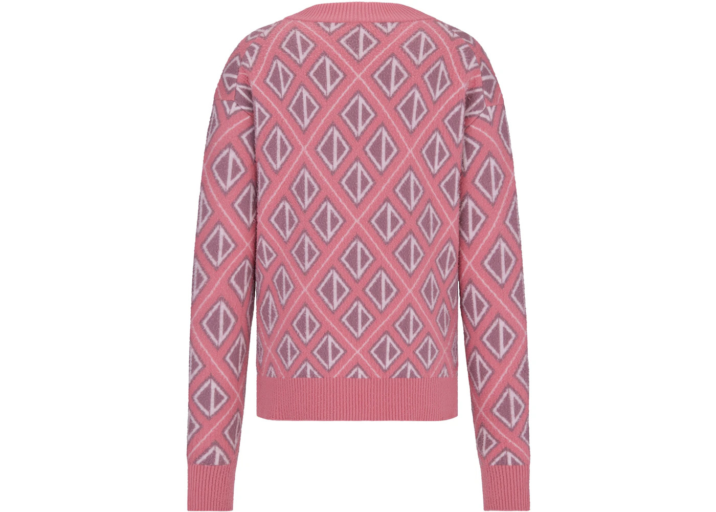 Dior x CACTUS JACK Sweater with CD Diamond Motif Pink - 2
