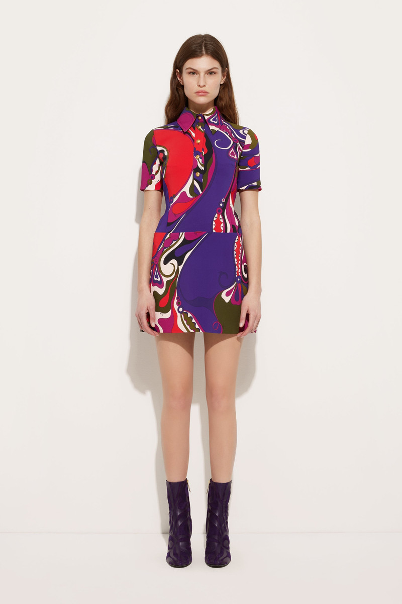 PUCCI ORCHIDEE PRINT SHORT DRESS outlook