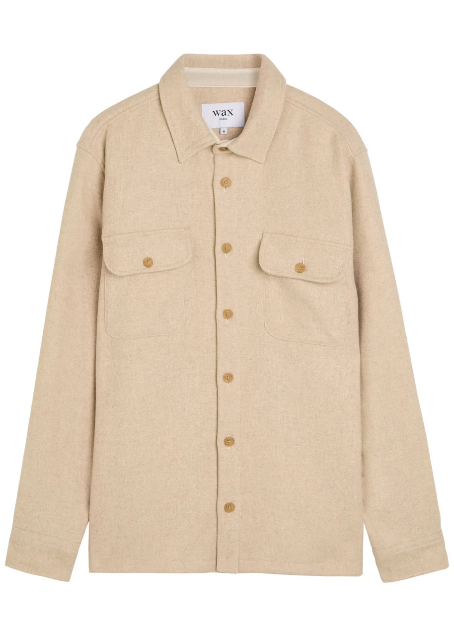 Wax London Lomond Wool-blend Overshirt - 1