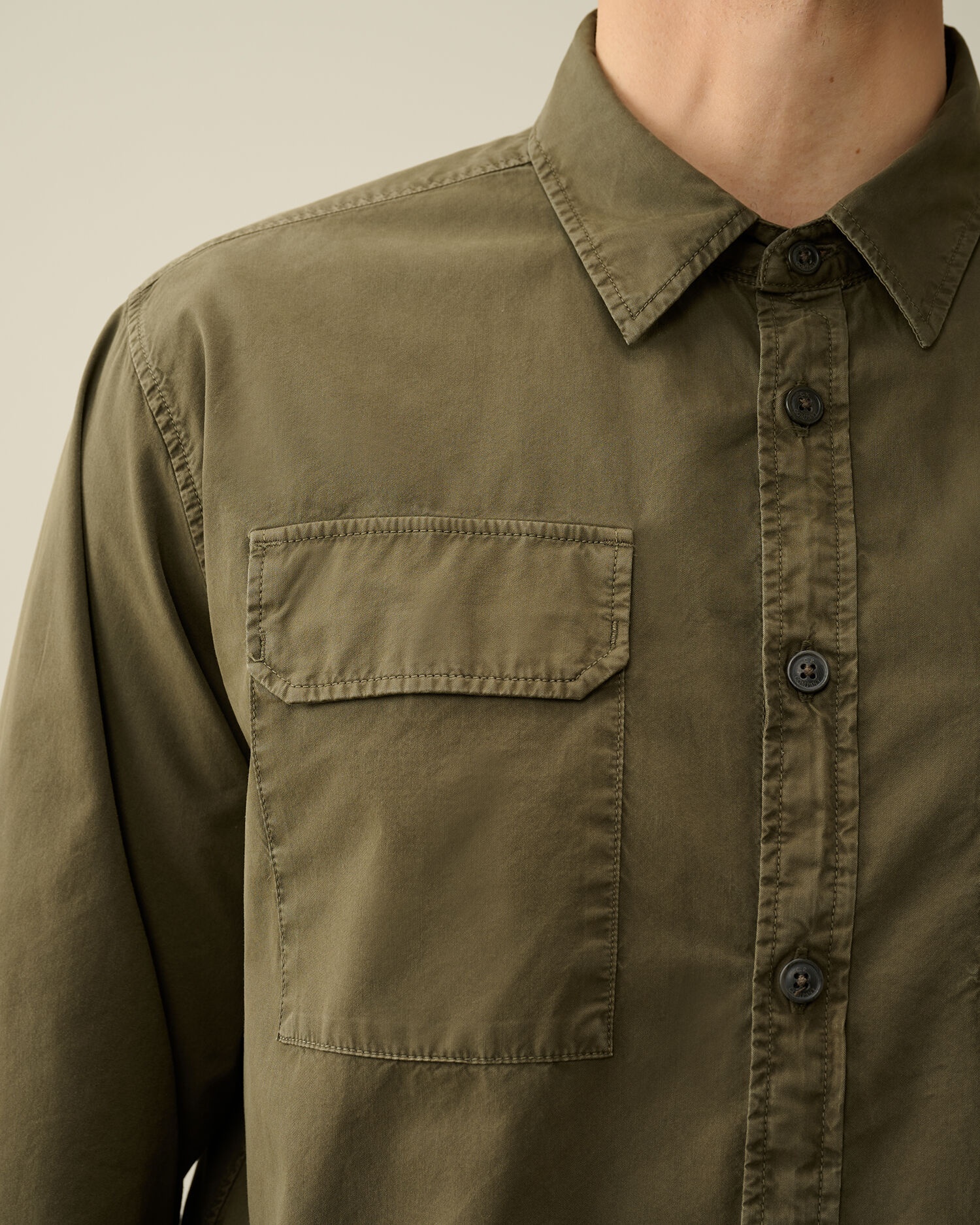 Gabardine Pockets Shirt - 5