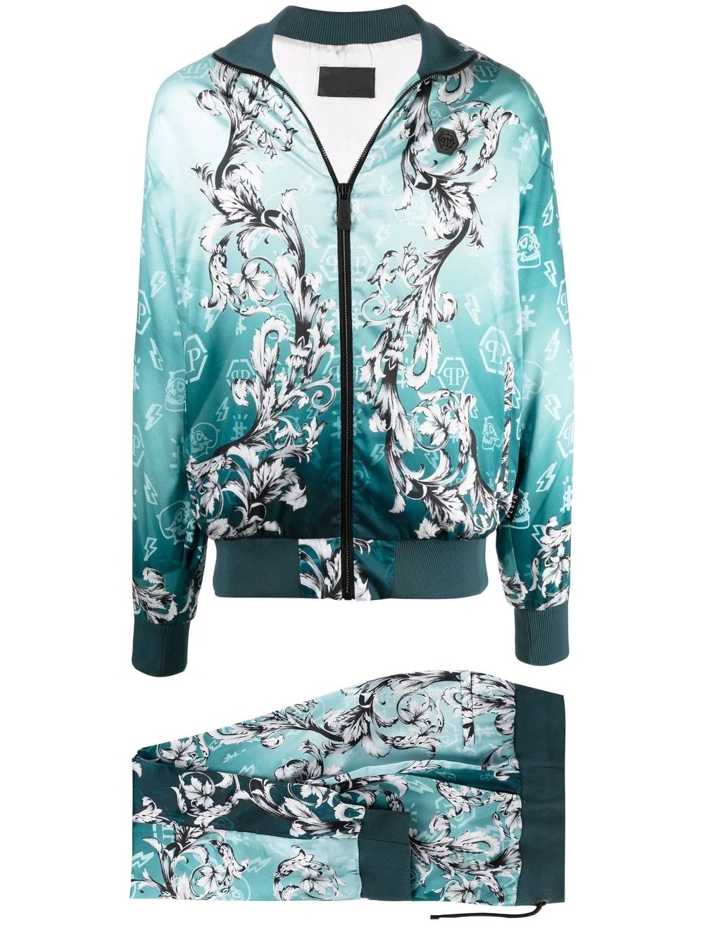 New Baroque-print tracksuit set - 1