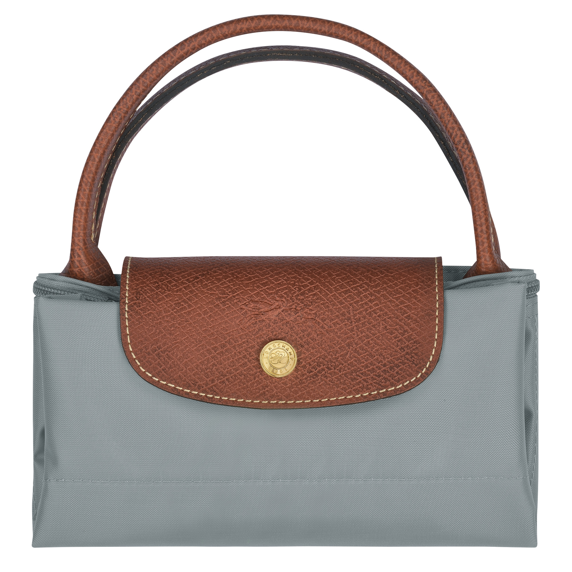 Le Pliage Original S Handbag Steel - Recycled canvas - 5