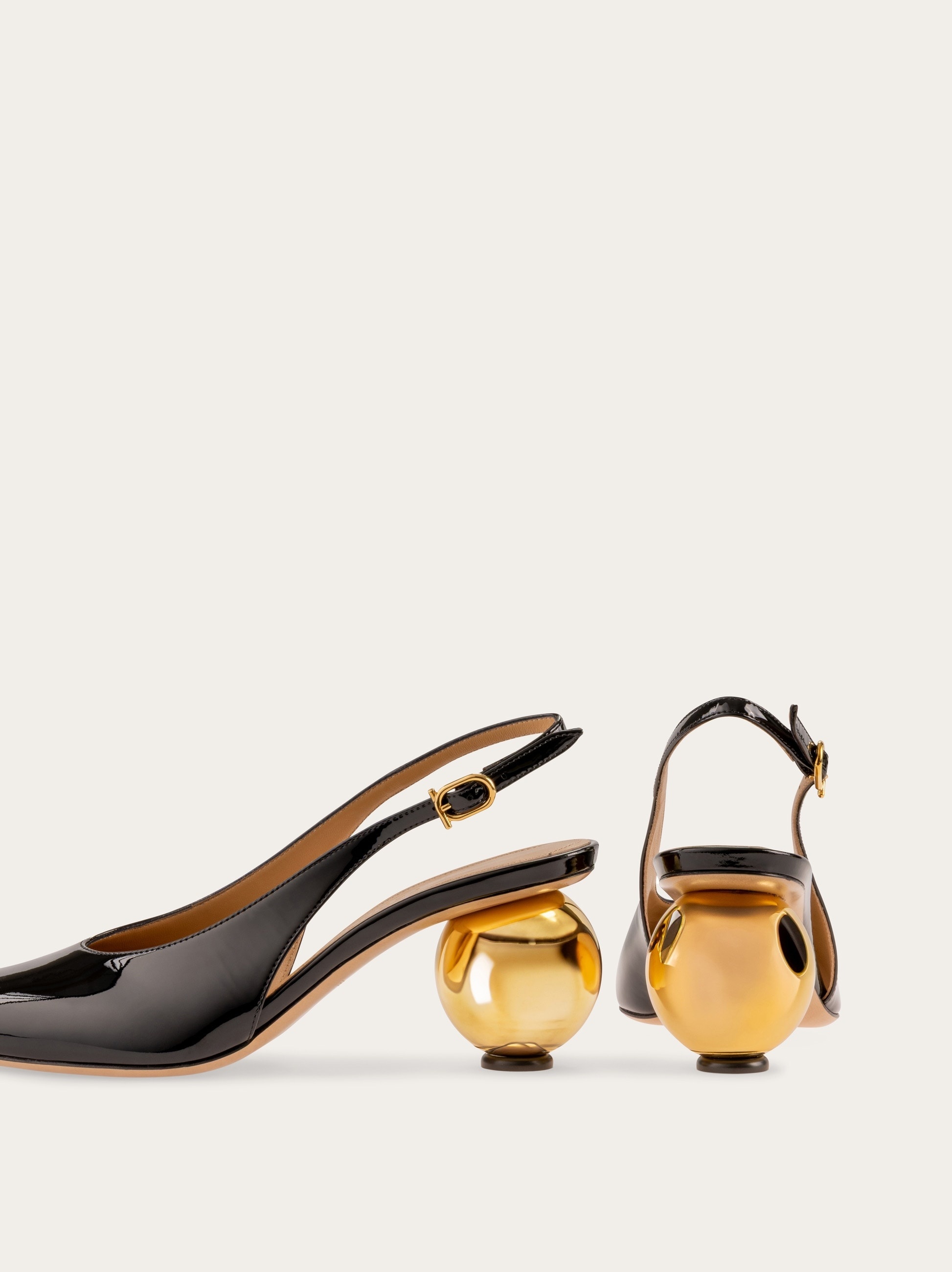 Spherical heel slingback pump - 6