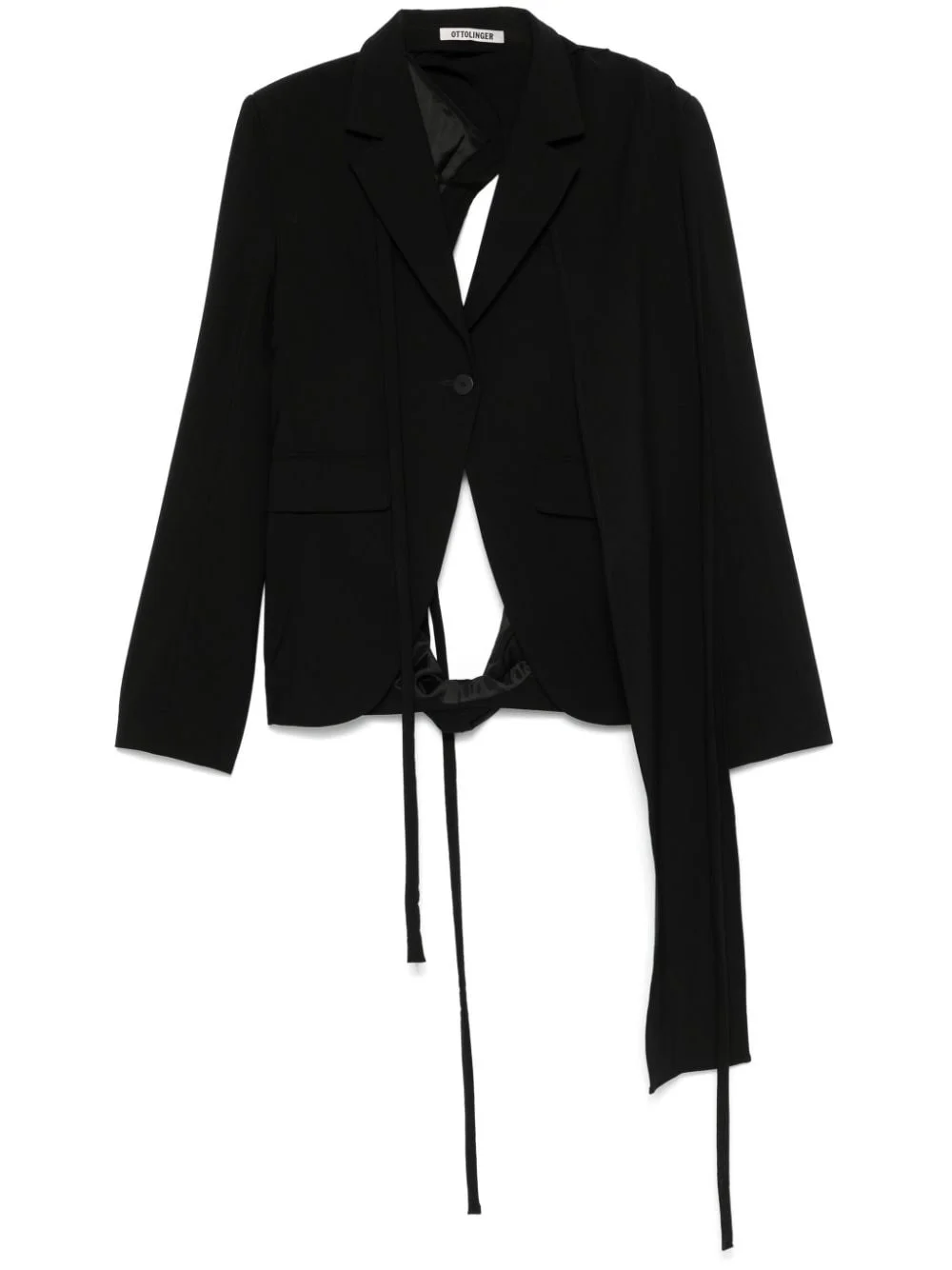 open-back blazer - 1
