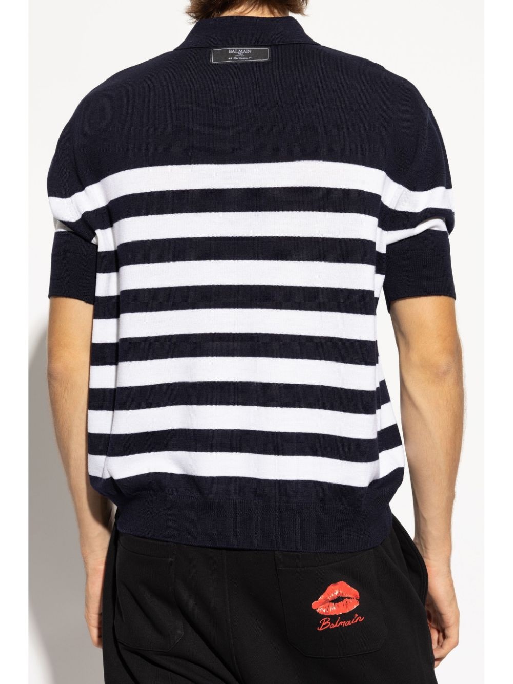 striped polo shirt - 4