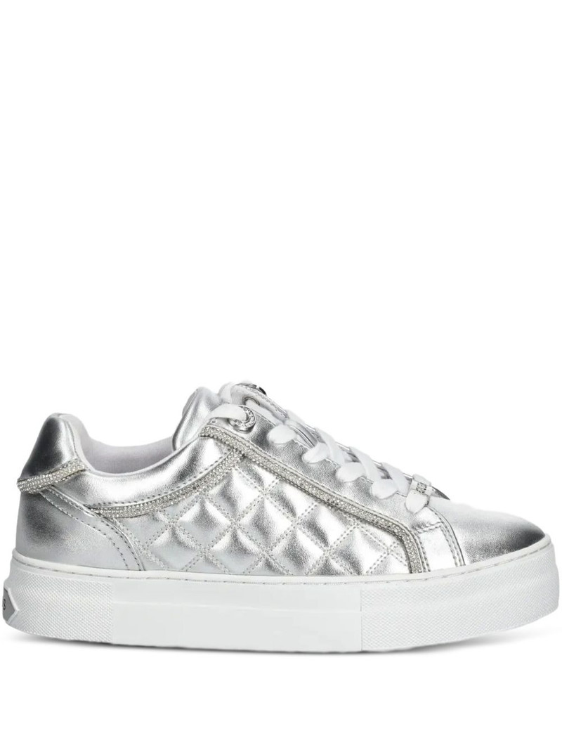 Gratea quilted metallic-effect sneakers 1