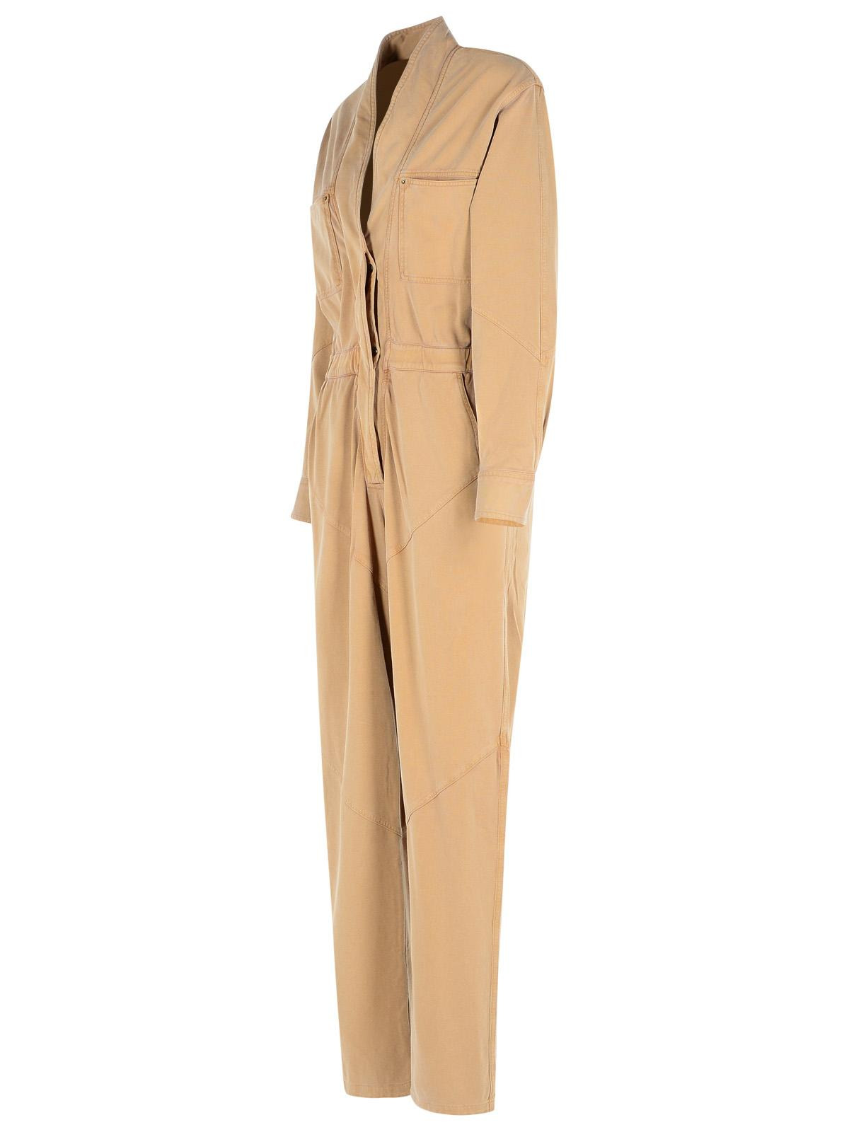 Isabel Marant Etoile 'Remady' Brown Cotton Jumpsuit Women - 2
