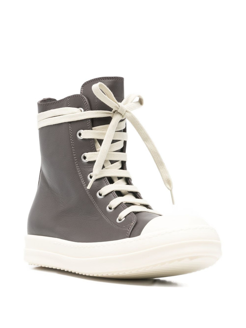 Rick Owens lace-fastening sneakers outlook