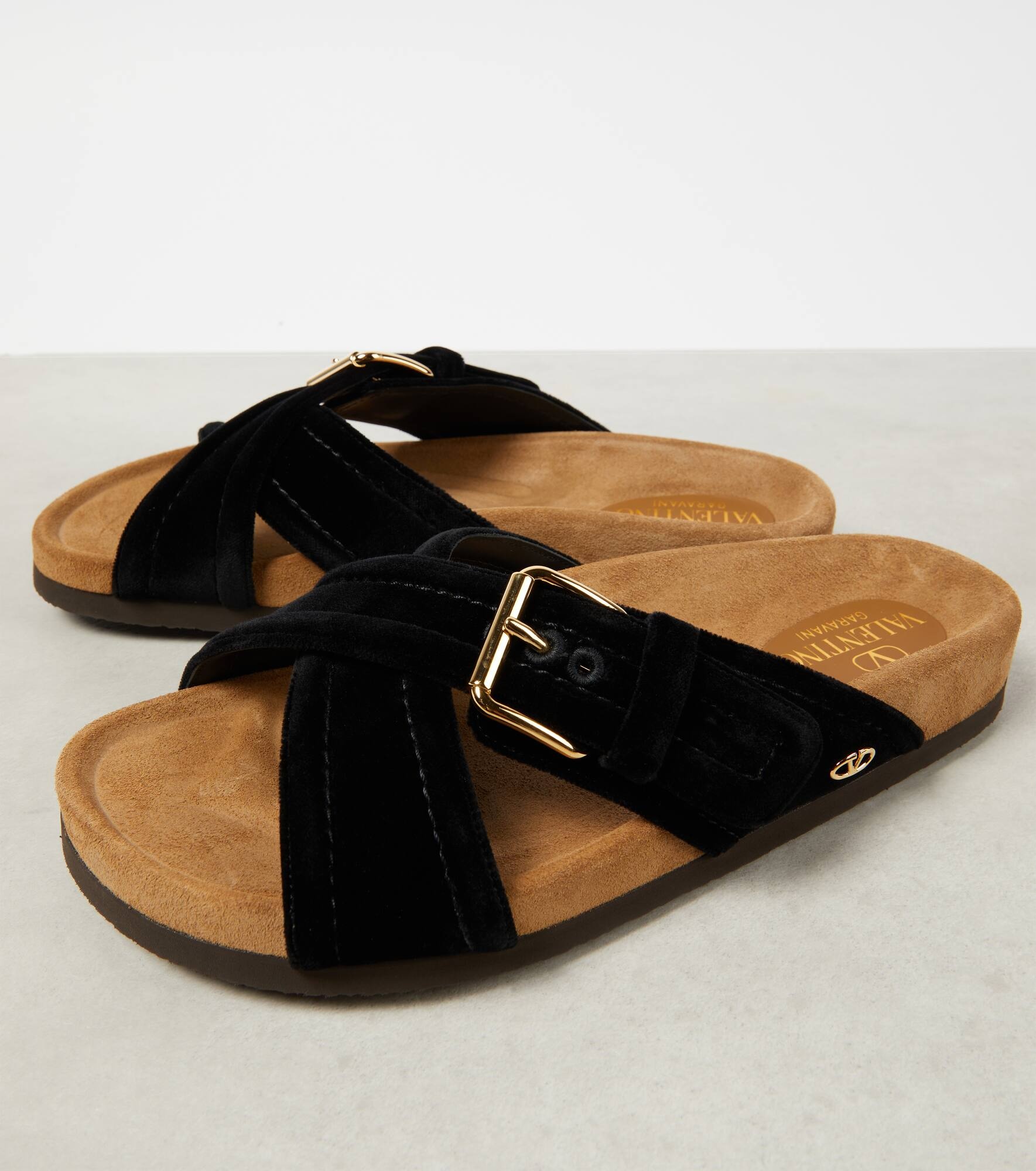 Fussfriend velvet sandals - 6