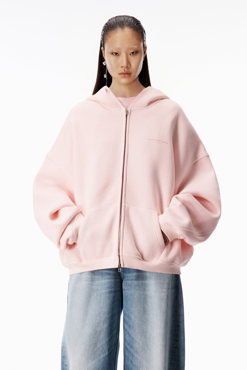 Crystal Terry Zip Hoodie 2