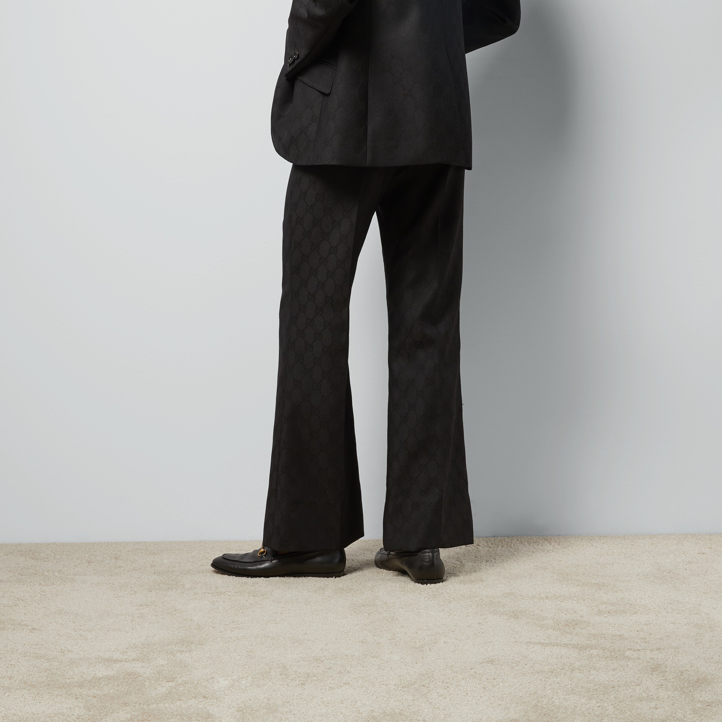 GG wool jacquard pant - 6