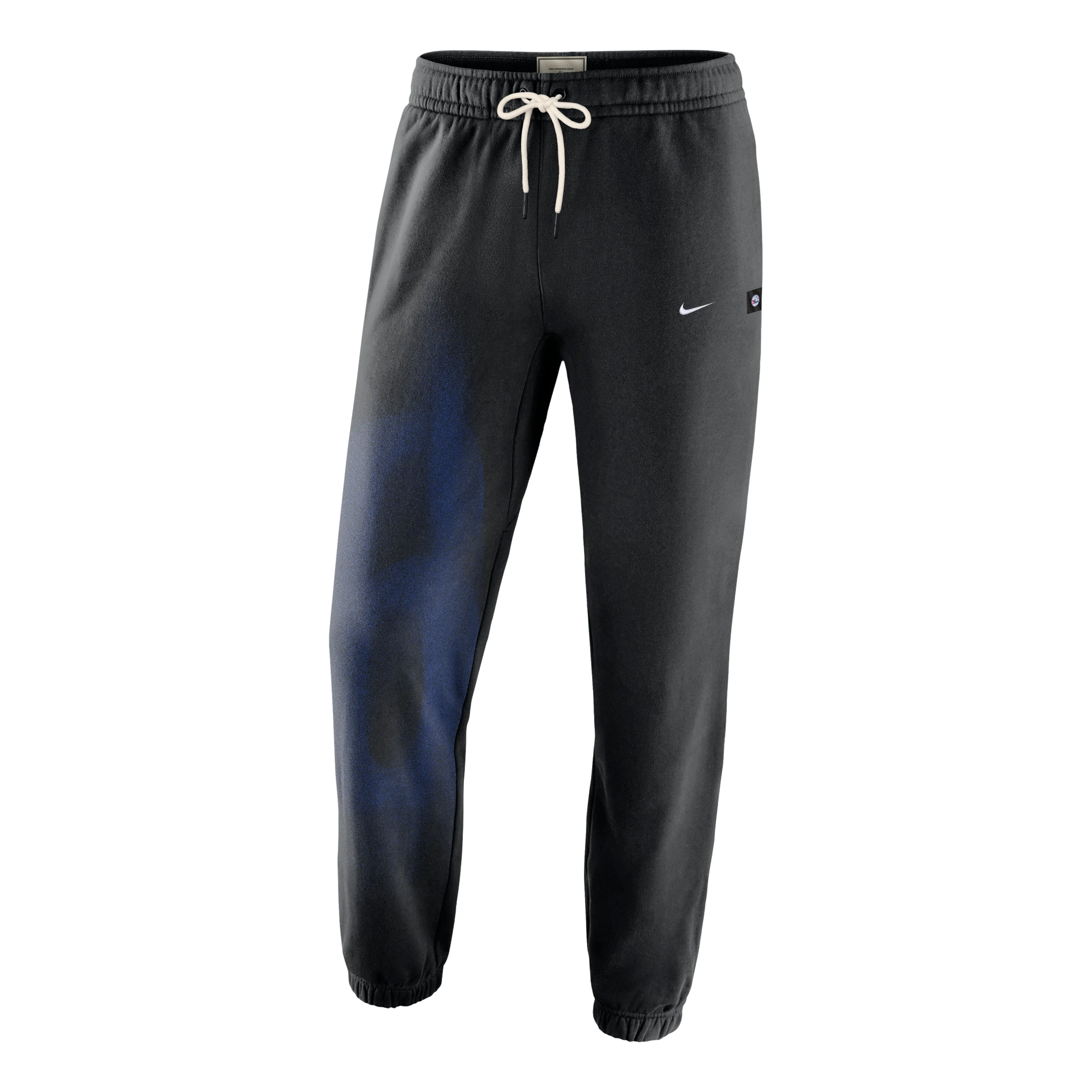 Nike Philadelphia 76ers Standard Issue Fleece Pants 'Black White' IQ1530-010 - 1