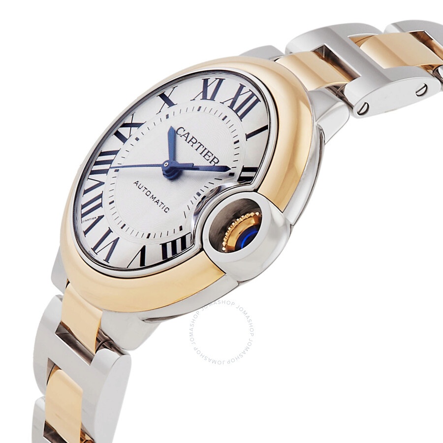 Cartier Ballon Bleu 33mm Automatic Silver Dial Ladies Watch W2BB0037 - 2