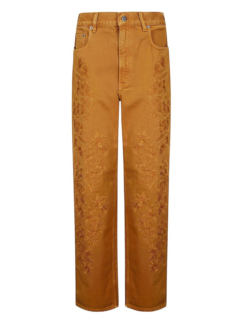 Kim floral-embroidered trousers 1