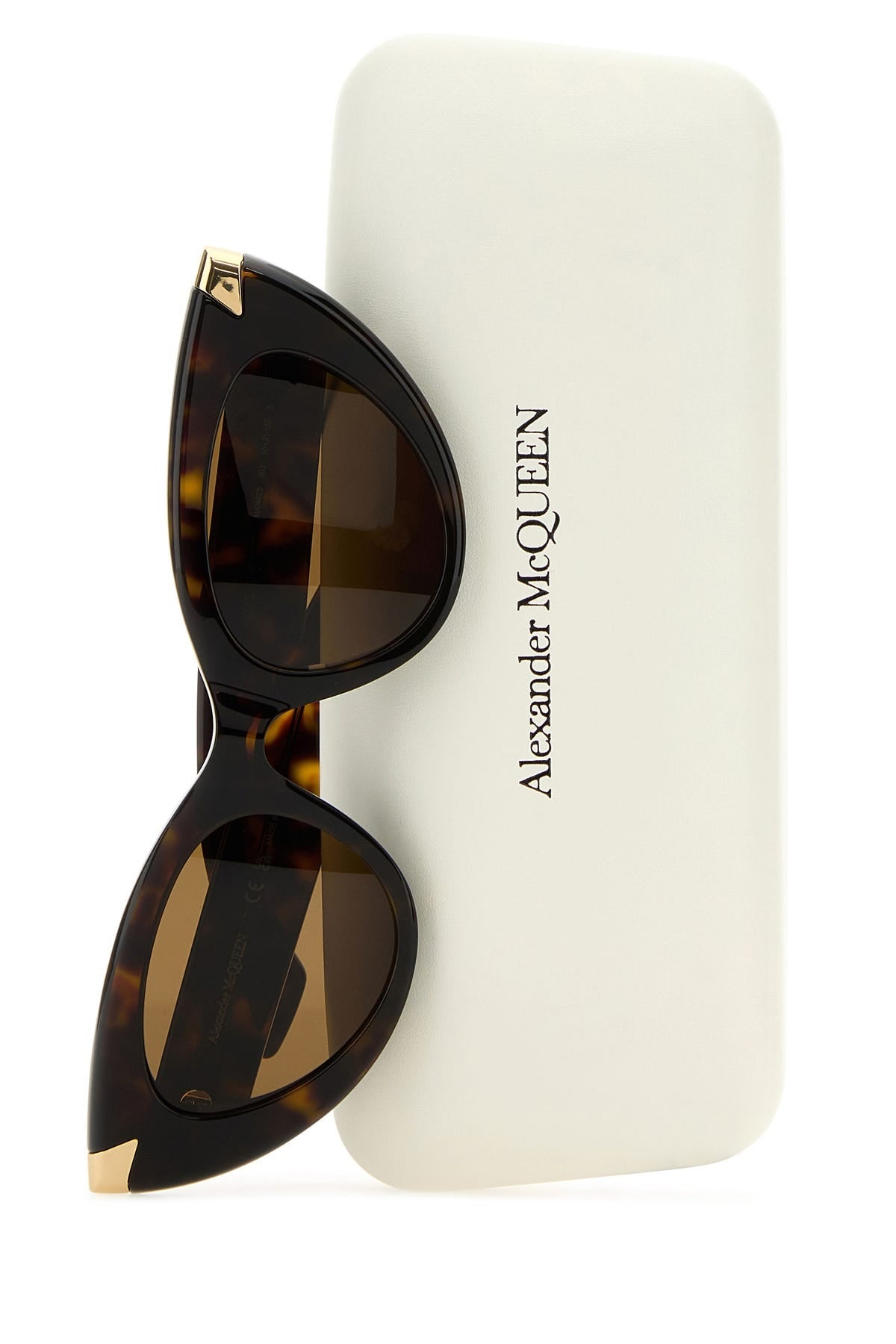 サングラス Alexander Mcqueen Black Acetate Punk Rivet Sunglasses Alexander McQueen Black Acetate Punk Rivet Sunglasses