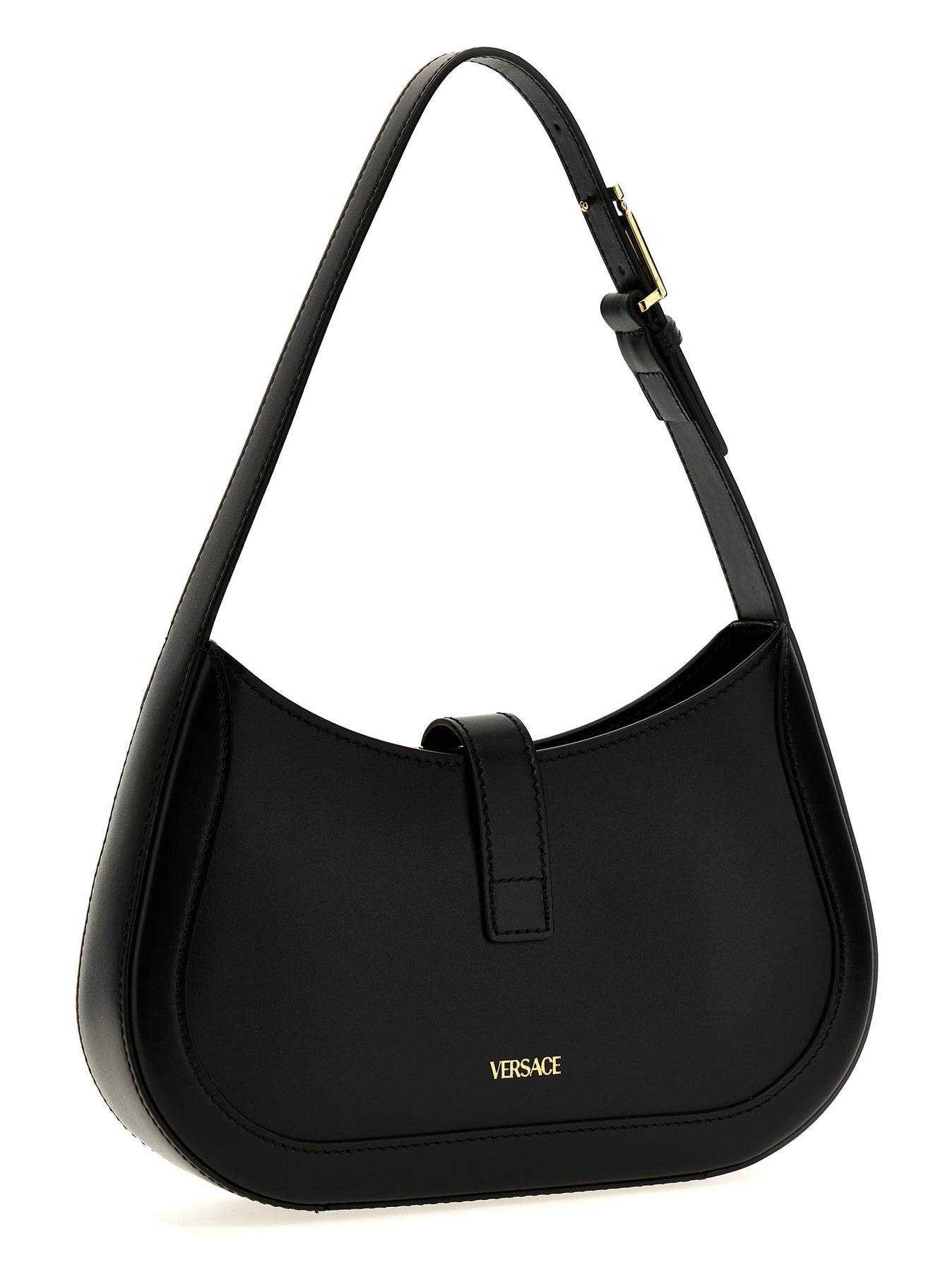 Greca Goddess Shoulder Bags Black - 2