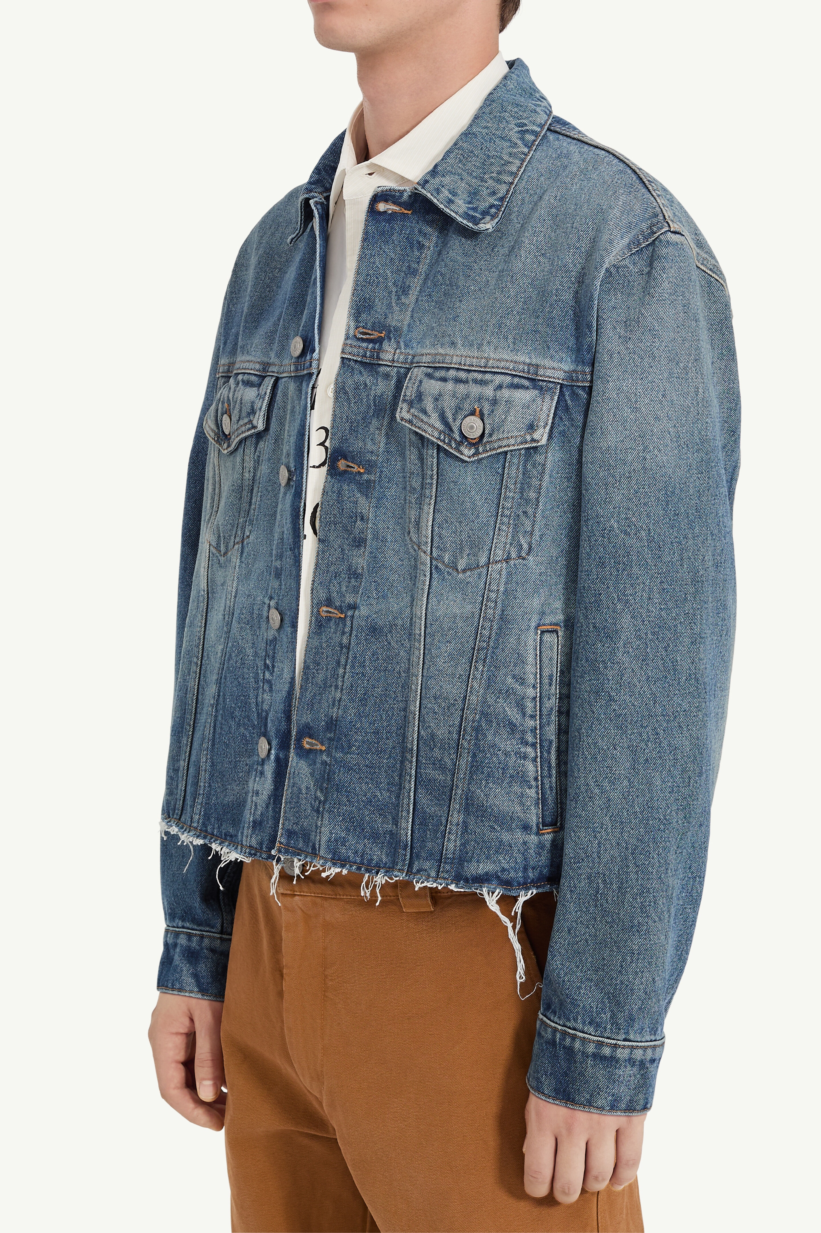 MM6 Maison Margiela Blue denim jacket | REVERSIBLE