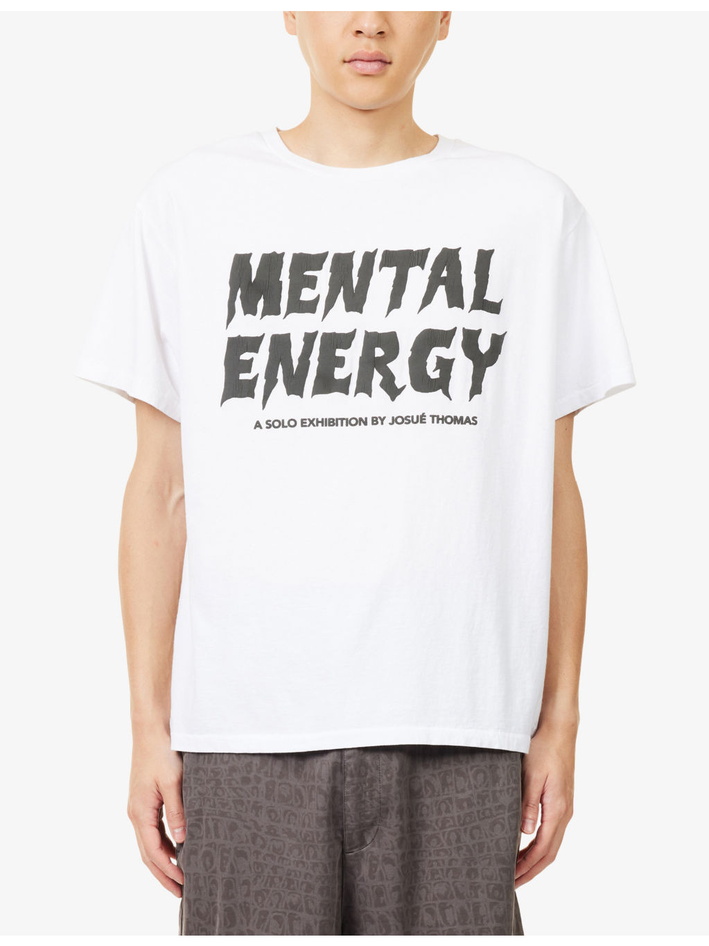 Mental Energy Crewneck Cotton-Jersey T-Shirt - 3