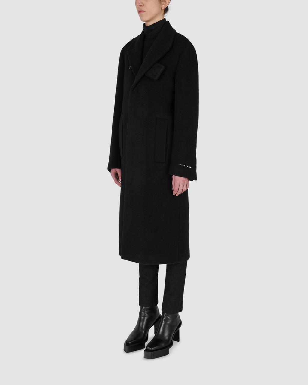 TAILORED BY FSI - CARUSO BOXY SINGLE BREASTED TAILORING COAT - 5