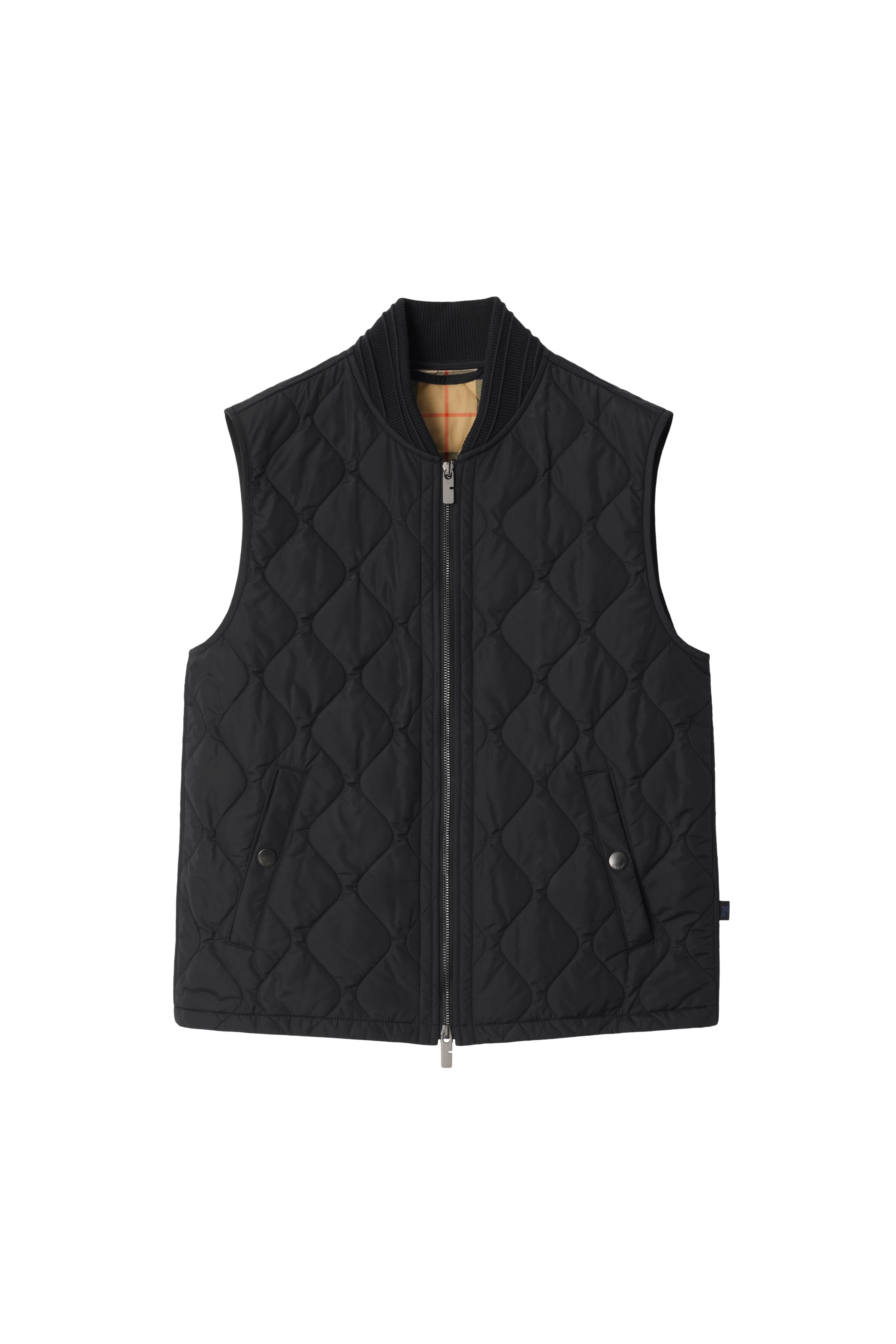 burberry Quilted Nylon Gilet in Black at Nordstrom - 2