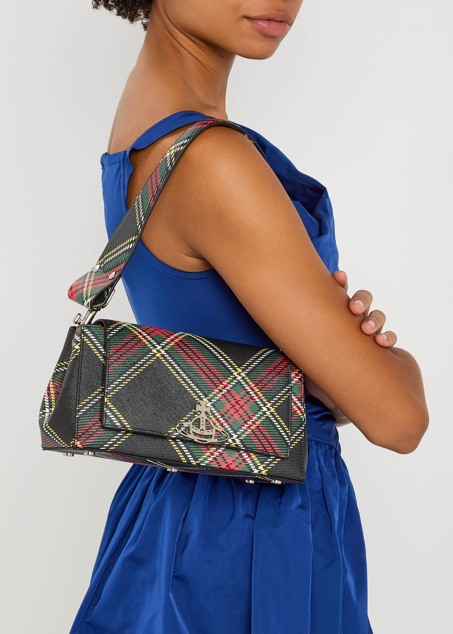 Vivienne Westwood Hazel Medium Checked Leather Shoulder bag - 5