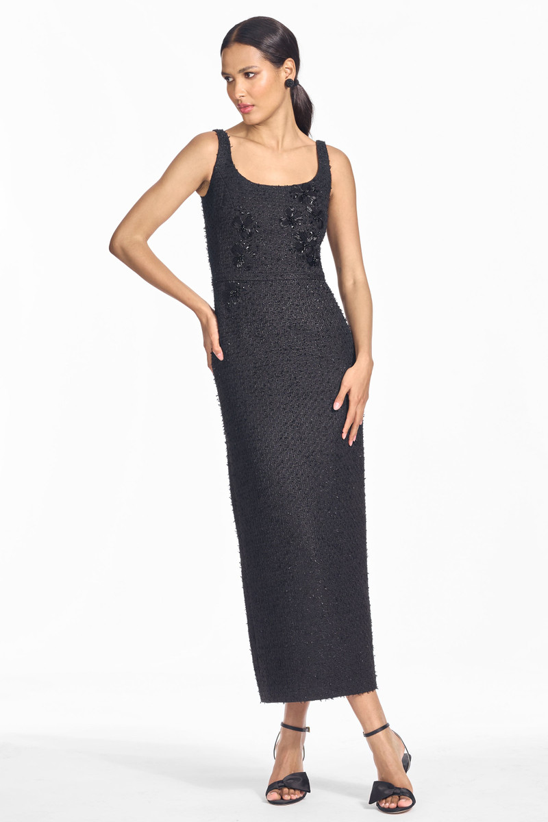 LETA DRESS - CARBON ROSES 1