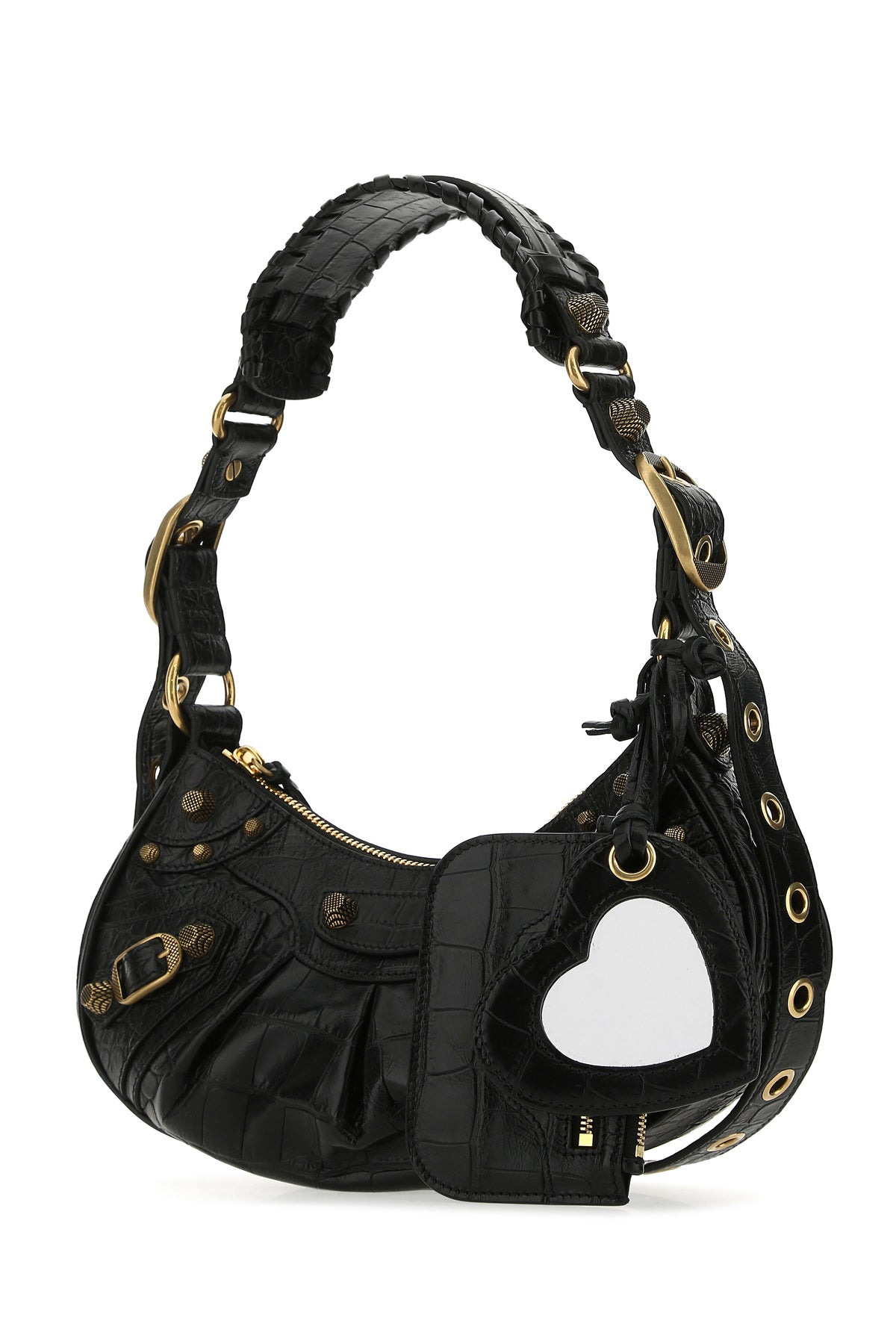 Black leather Le Cagole XS shoulder bag - 2
