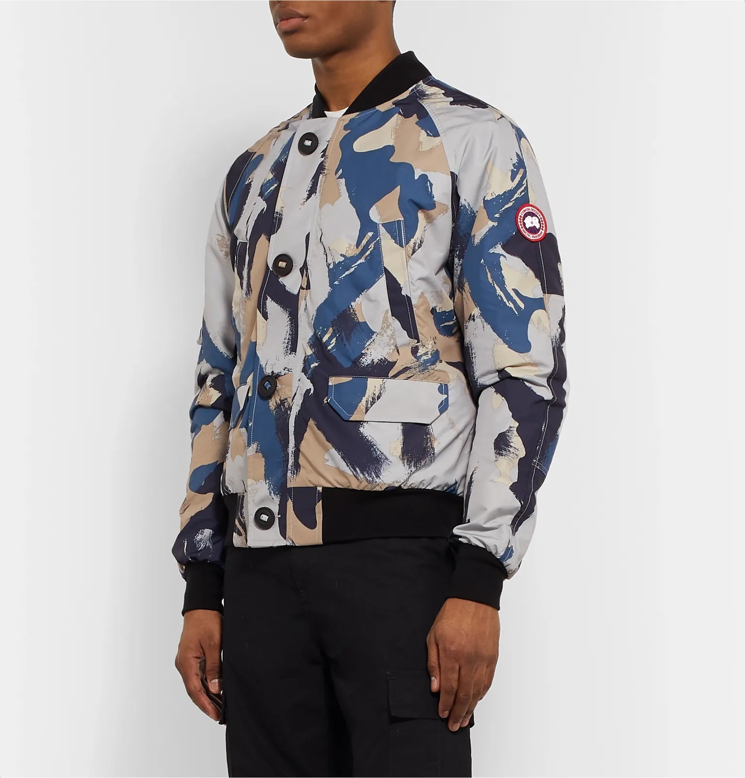 Faber Camouflage-Print Dura-Force Light Bomber Jacket - 4