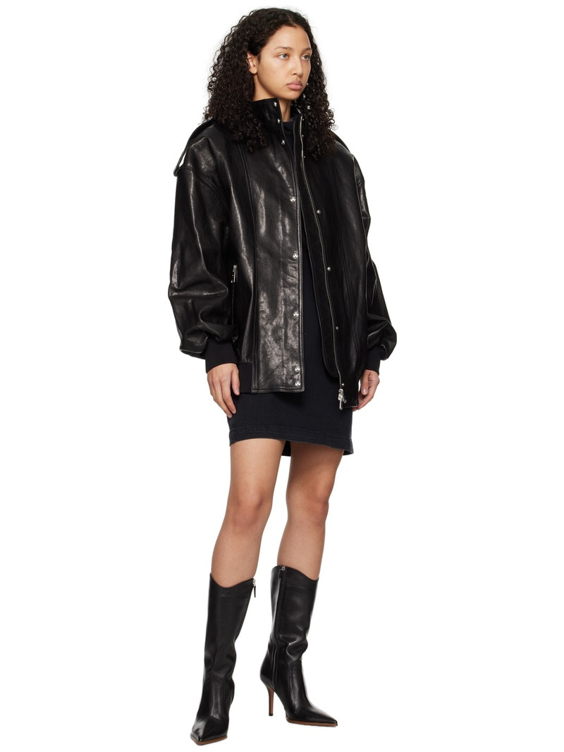 PARIS TEXAS Black Ashley Mid-Calf Boots outlook