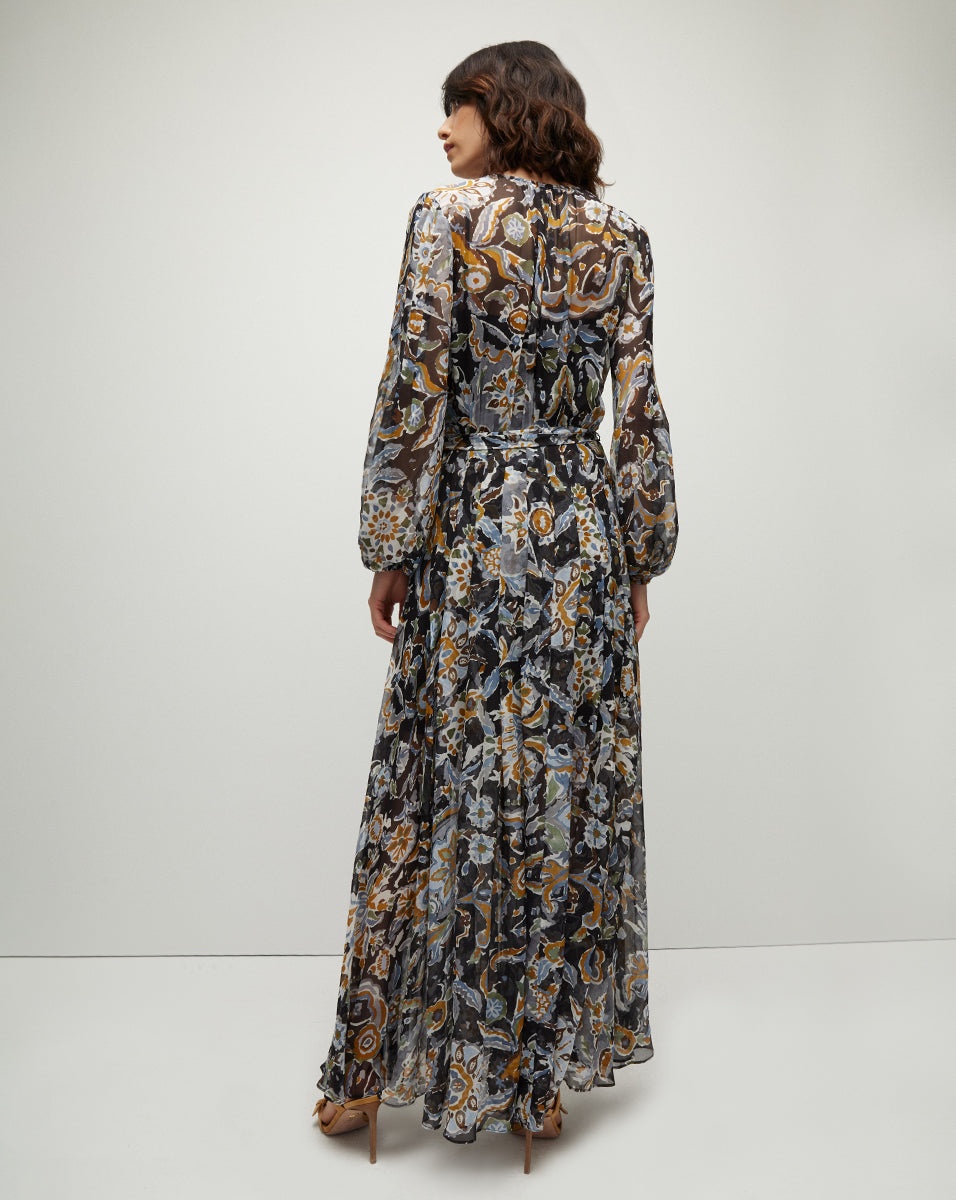 ELVITA BRUSHSTROKE MAXI DRESS - 6