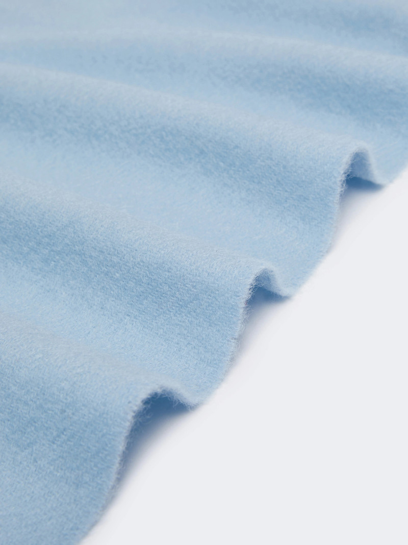 FASCIA Wool and cashmere stole - LIGHT BLUE 3