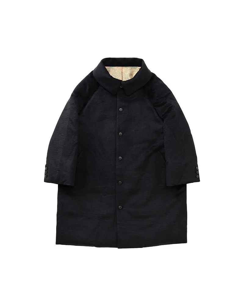 BONNET DRIVERS DOWN COAT (SILK) W BLACK - 1