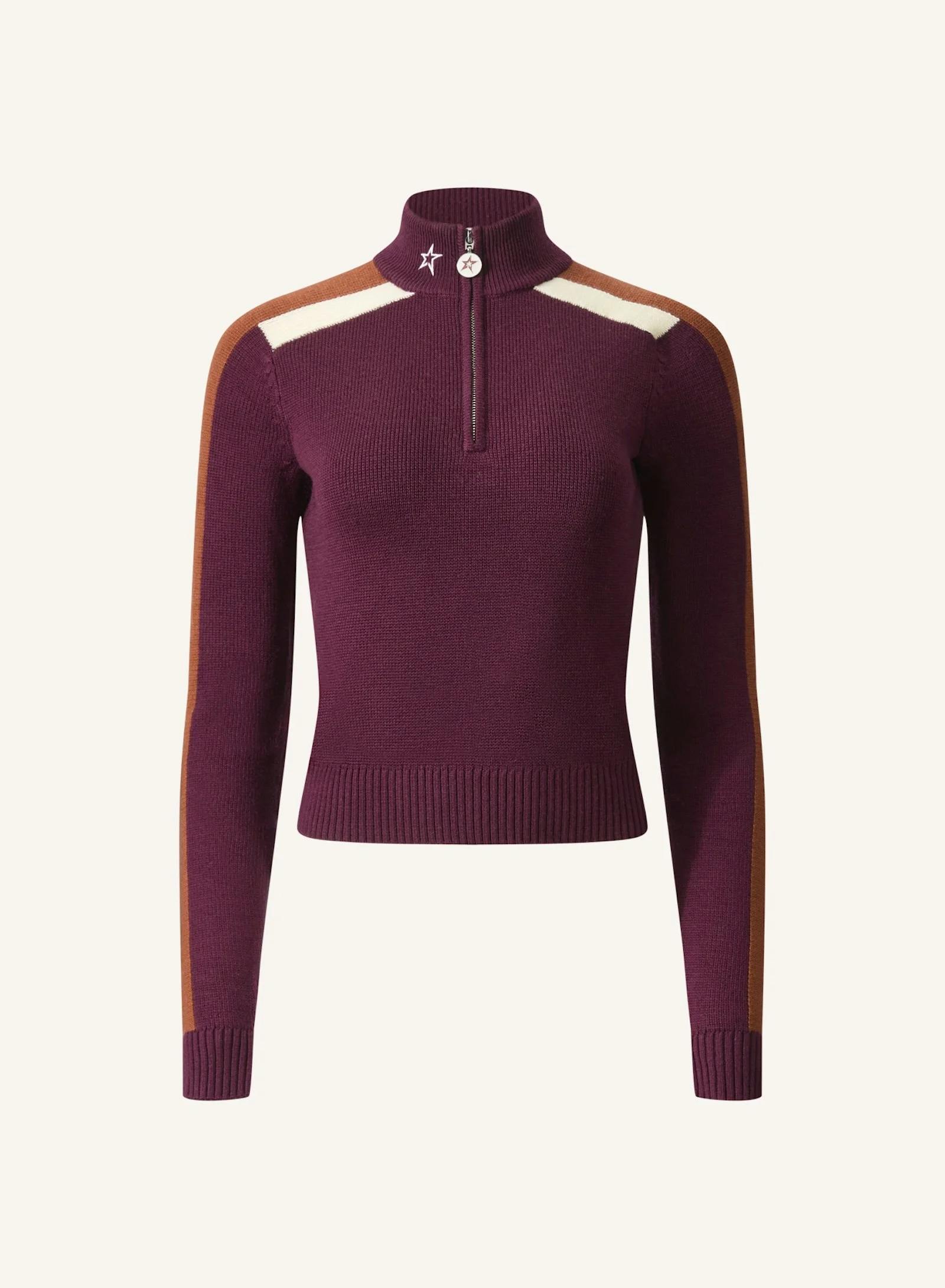 LA Tour Merino Wool 1/4 Zip Sweater - 1