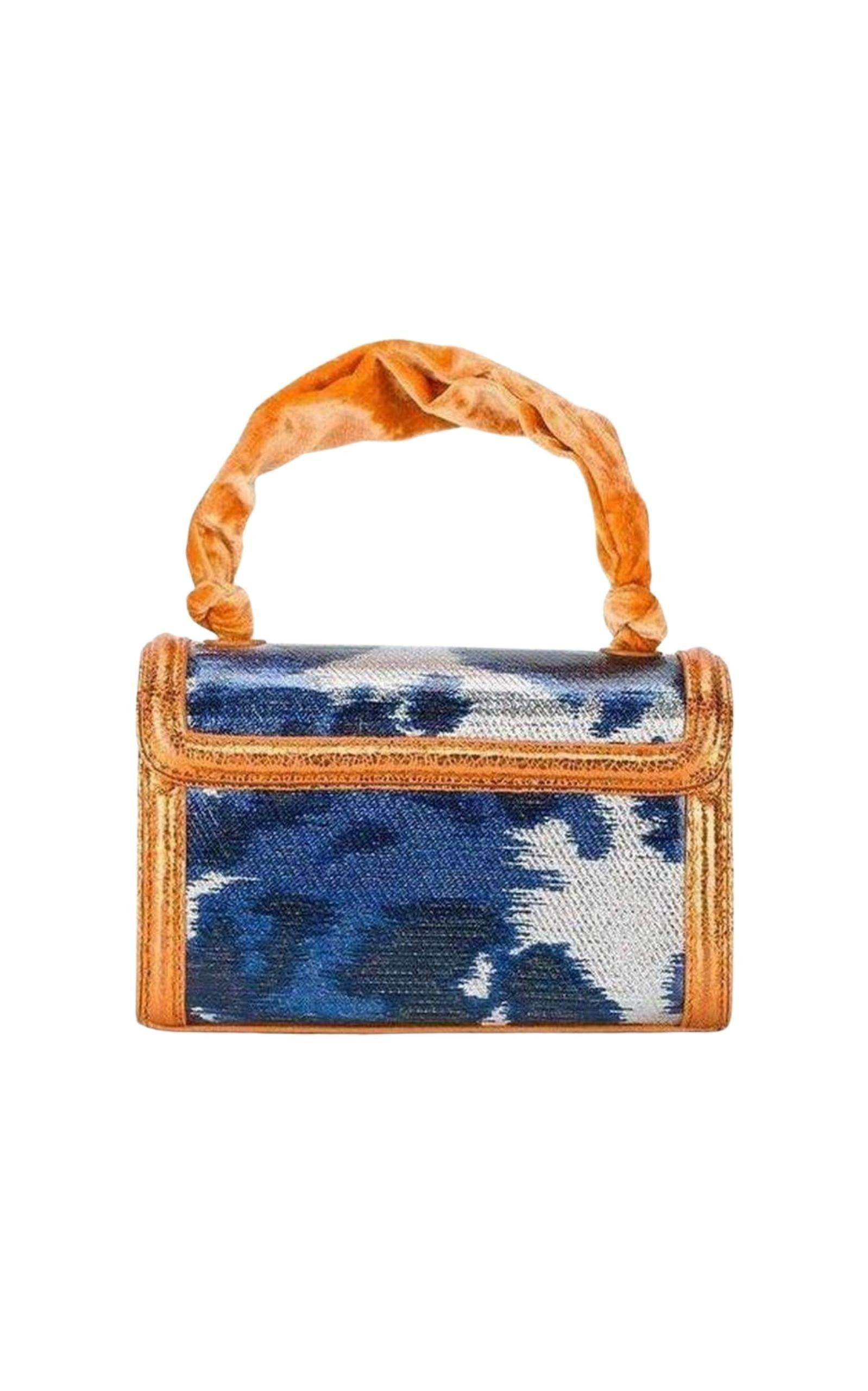 Ikat Print Mini Cross Body Bag - 4