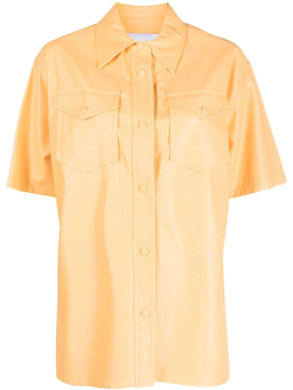 Norea faux-leather shirt - 1