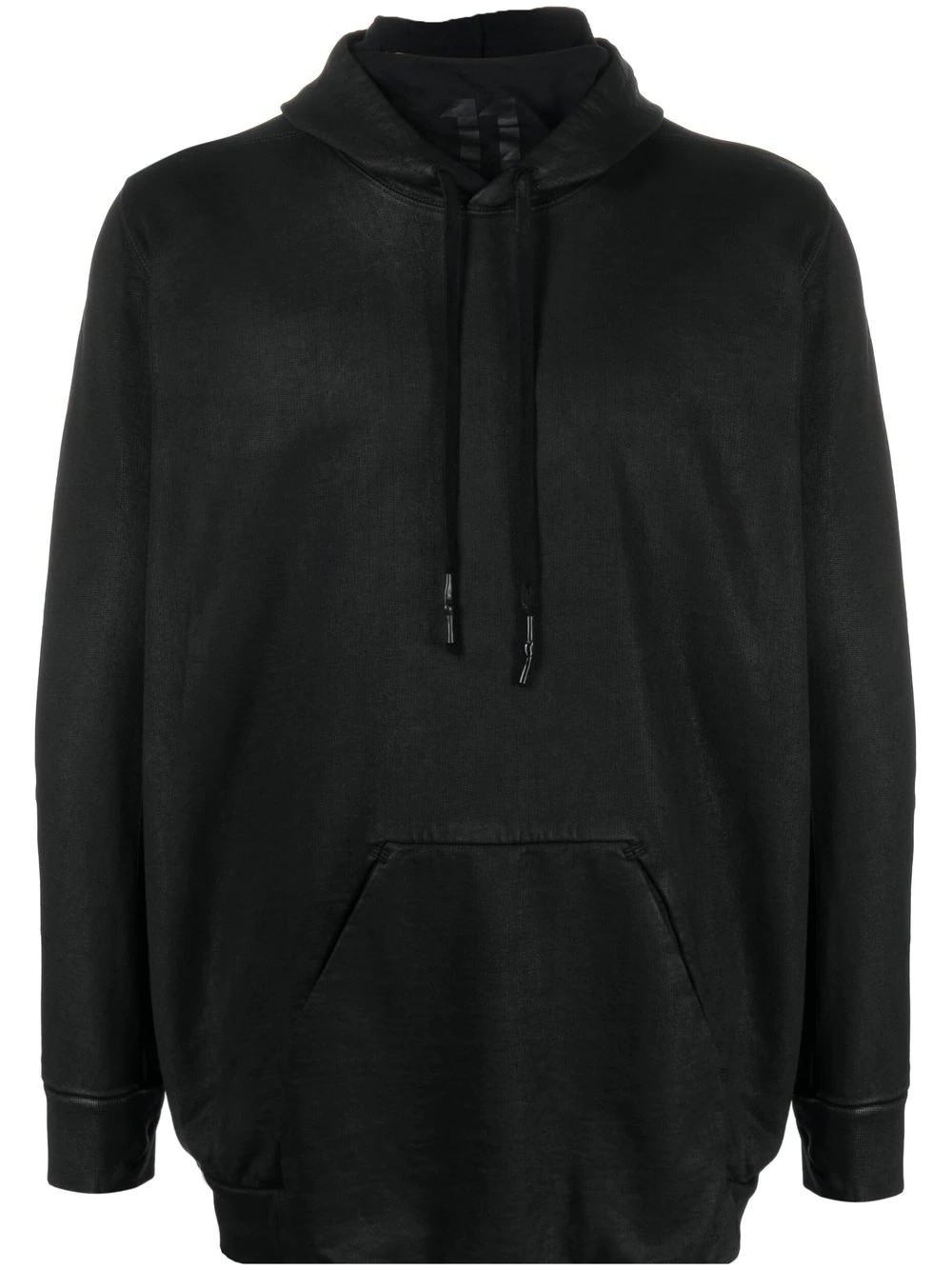 drawstring cotton hoodie - 1