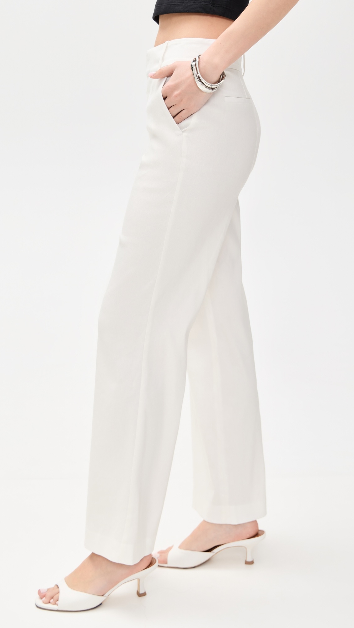 Quinn Ankle Length Kick Flare Pants - 3