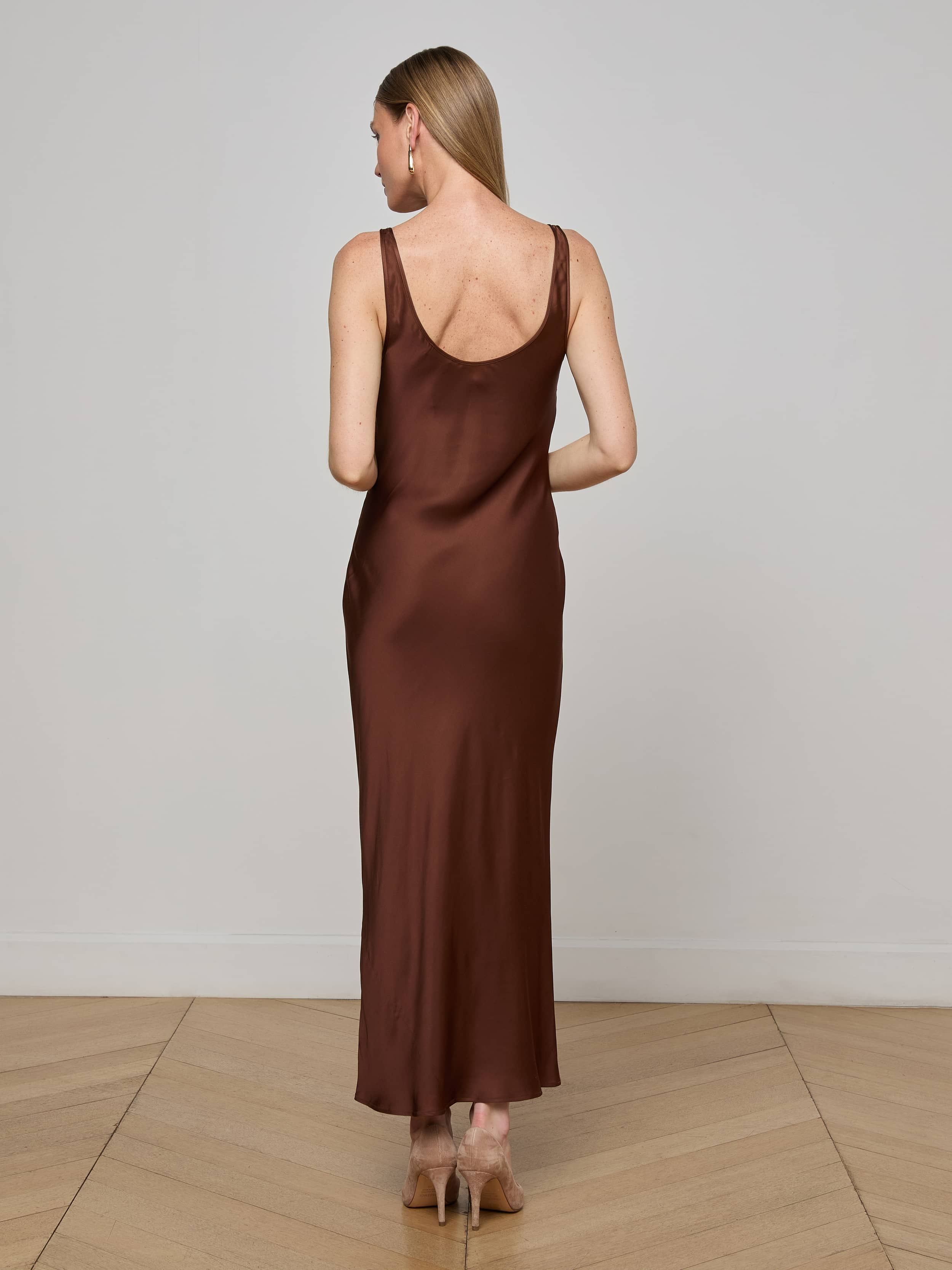 Akiya Satin Maxi Dress - 6