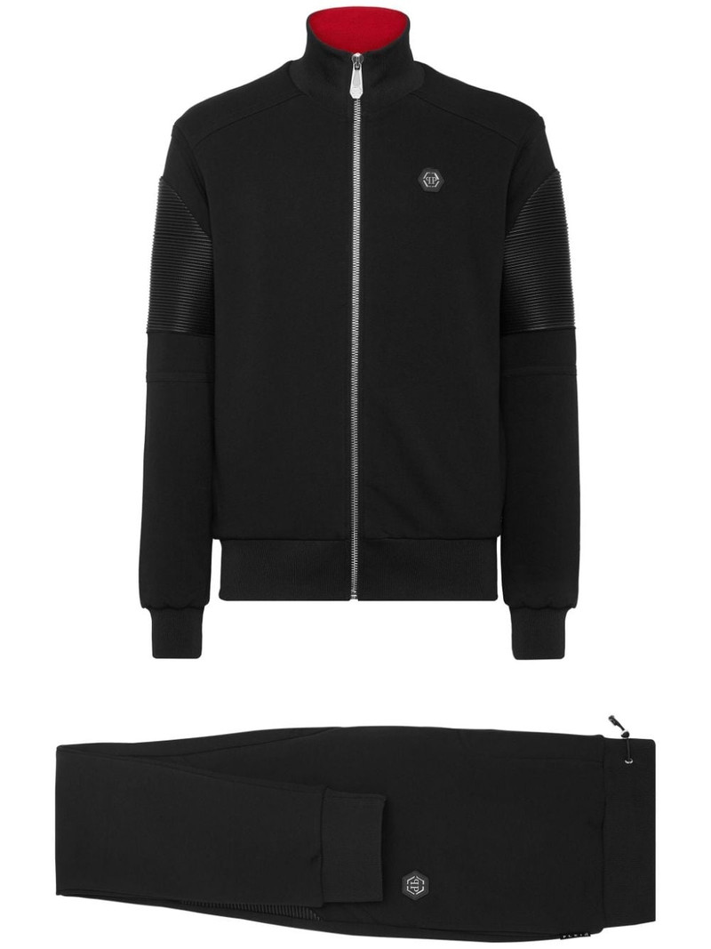 Constructed cotton tracksuit (set of two) 1