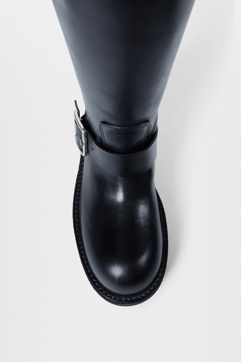 Sarith Engineer Biker Boots with Buckles 8